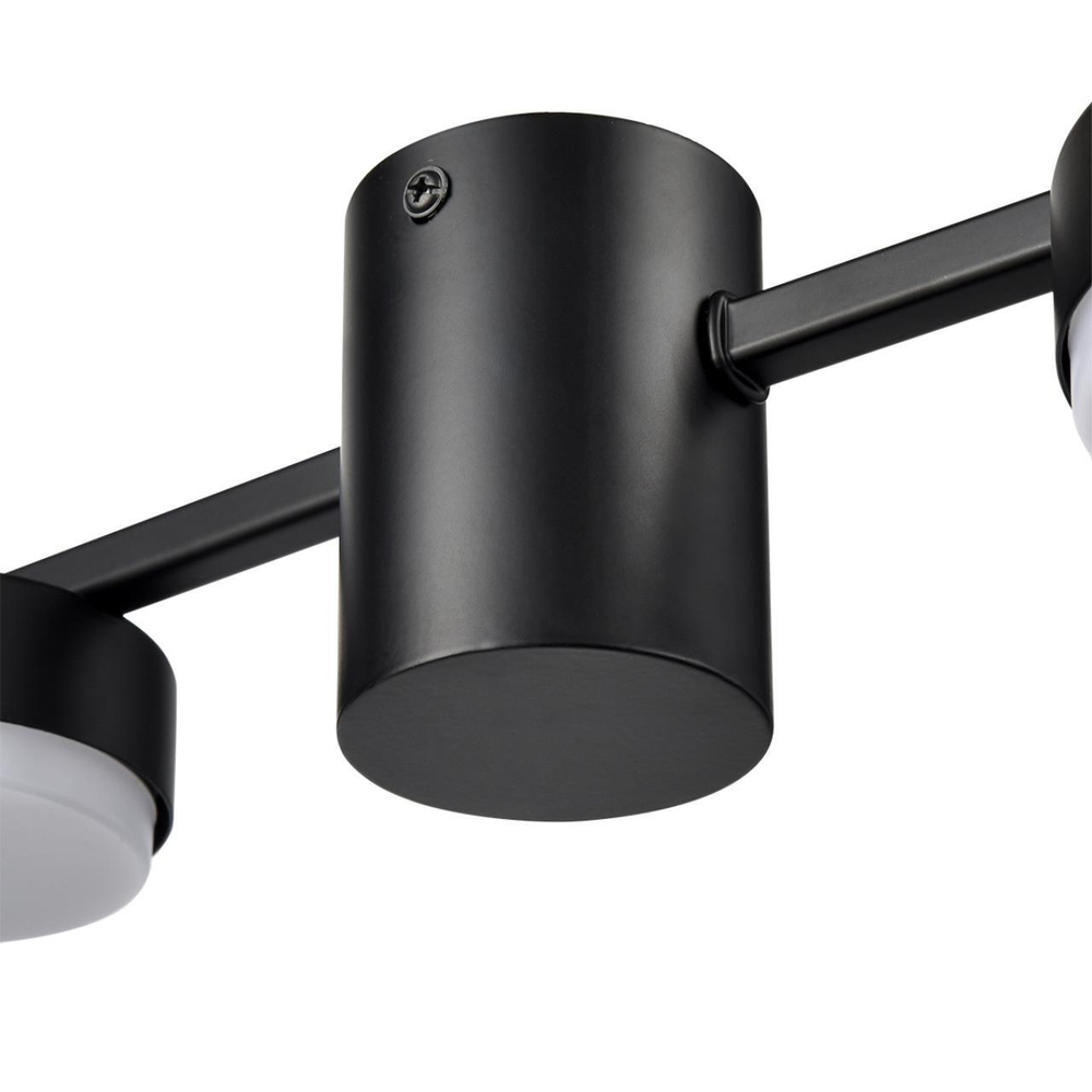 8187/6C COMFI LN25 207 черный, металл Люстра потолочная LED GX53 6*7W 220V SANATA