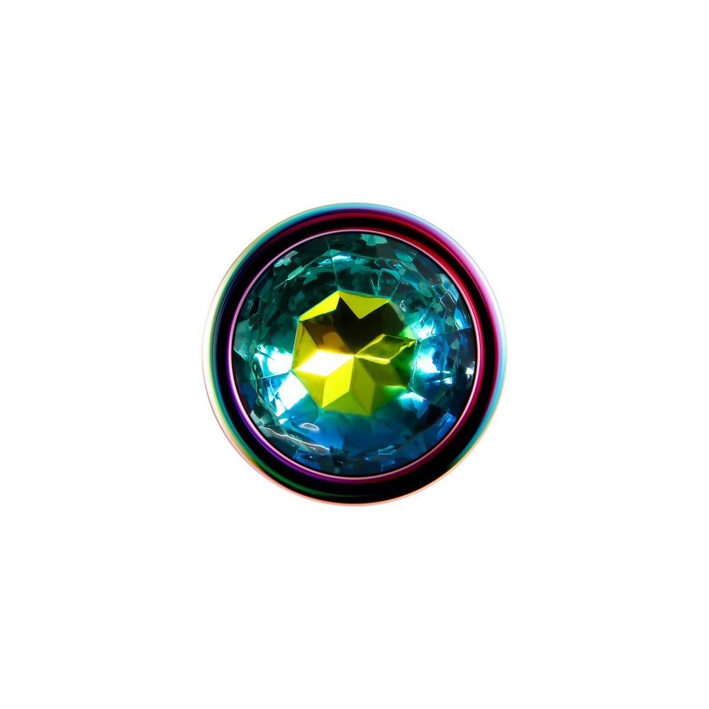 Evolved RAINBOW METAL PLUG MEDIUM Радужная анальная пробка средняя