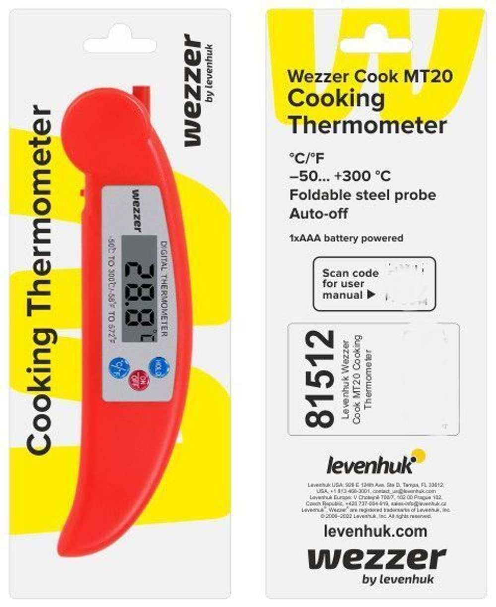 Термометр кулинарный Levenhuk Wezzer Cook MT20