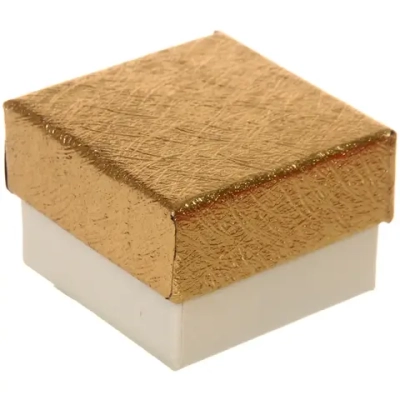 Коробка подарочная «Блеск» 4*4*3 см, Золото