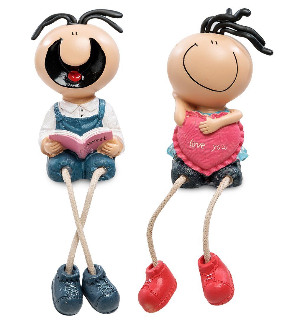 GAEM Art MN-122 Комплект фигурок 2 шт. «Парочка с сердечком и книгой»