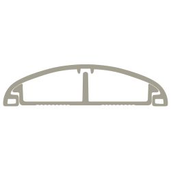 Кабель-канал ЭРА KK-50-12-FGС напольный серый бетон RAL 7023 50х12мм 48м | Кабель-канал напольный