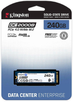 Накопитель SSD M.2 2280 Kingston DC2000B 240 ГБ