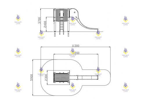 Игровой комплекс «Эко Слон»