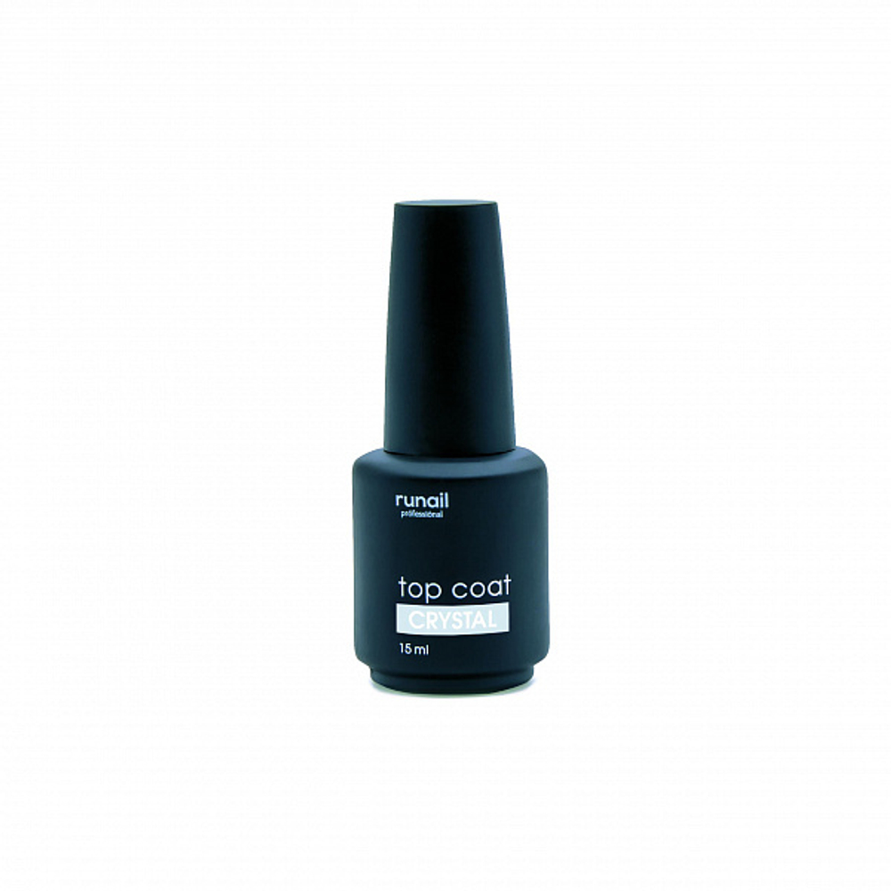 Топ без липкого слоя RuNail Top Сoat CRYSTAL Арт.6366 Объем 15 мл