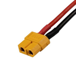 Разъем XT60 мама с проводом 10см AWG14