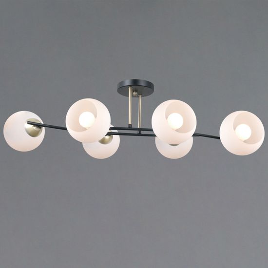 IL0798-6CSQ-25 BK AB TRENTO светильник потолочный