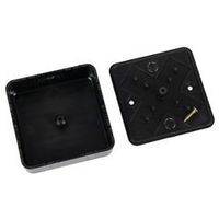 Коробка распределительная ОП IEK 75х75х28 мм черная