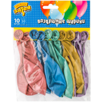 Шар латексный Набор 10 шт Хром 30 см (Ассорти)