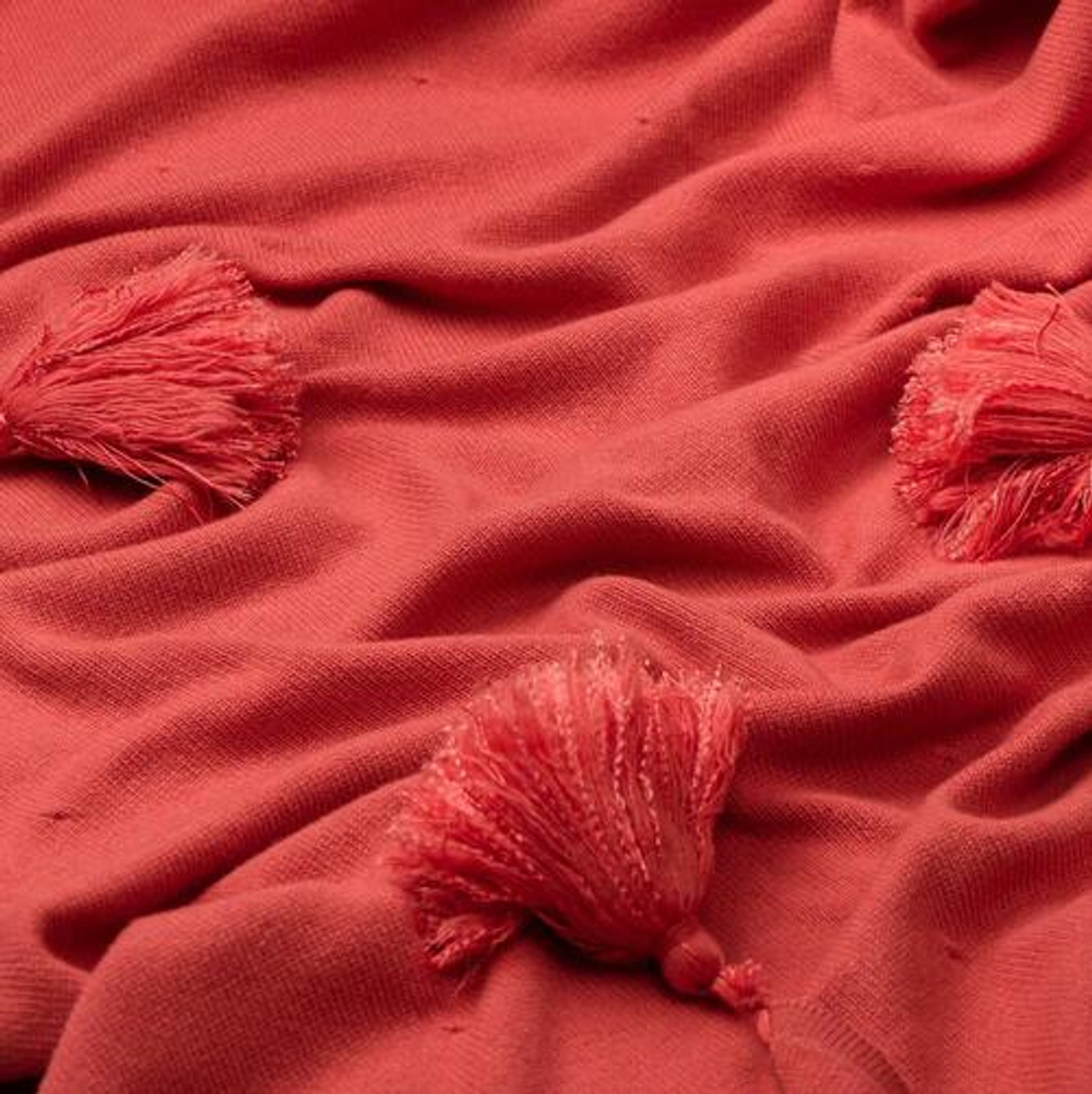 Плед-палантин GRACE Rene Real шиповник 110x170 см