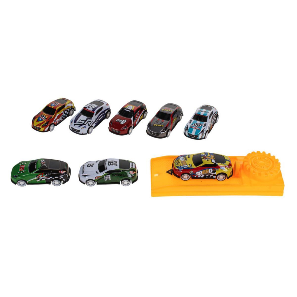 Набор машин 8шт, коробка 598-689