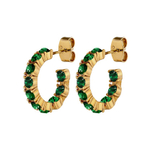 Серьги Dyrberg Kern RAQUEL SG EMERALD GREEN 470112