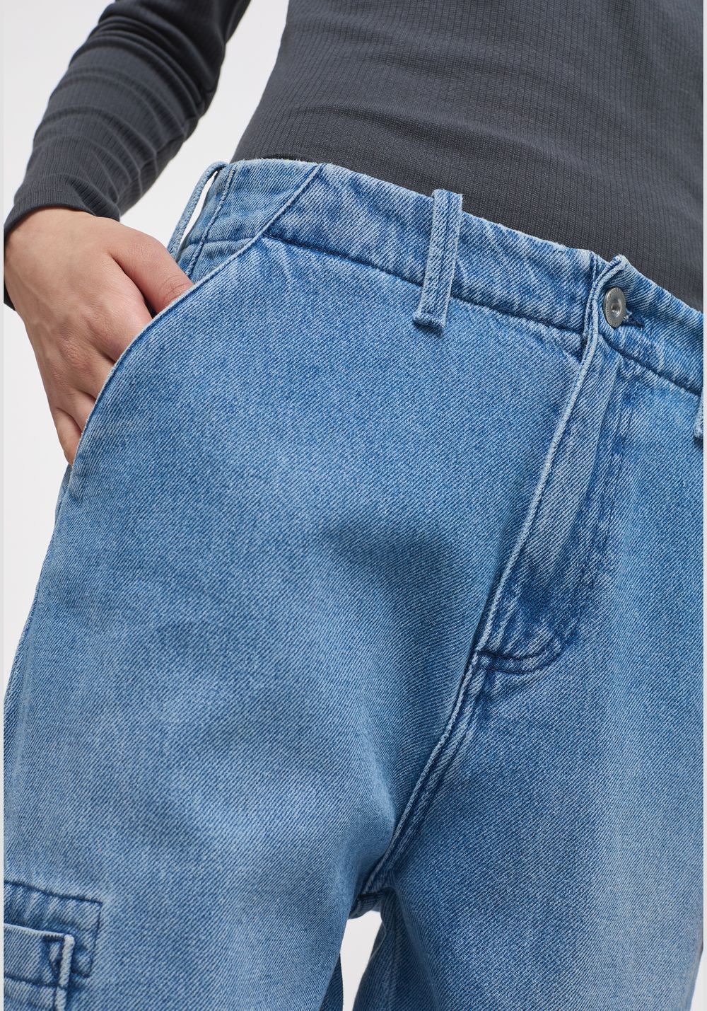 Джинсы Ava Loose Wide Cargo 1014294-5000-581