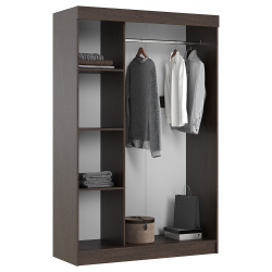 Шкаф Бася, Дуб беленый, Венге