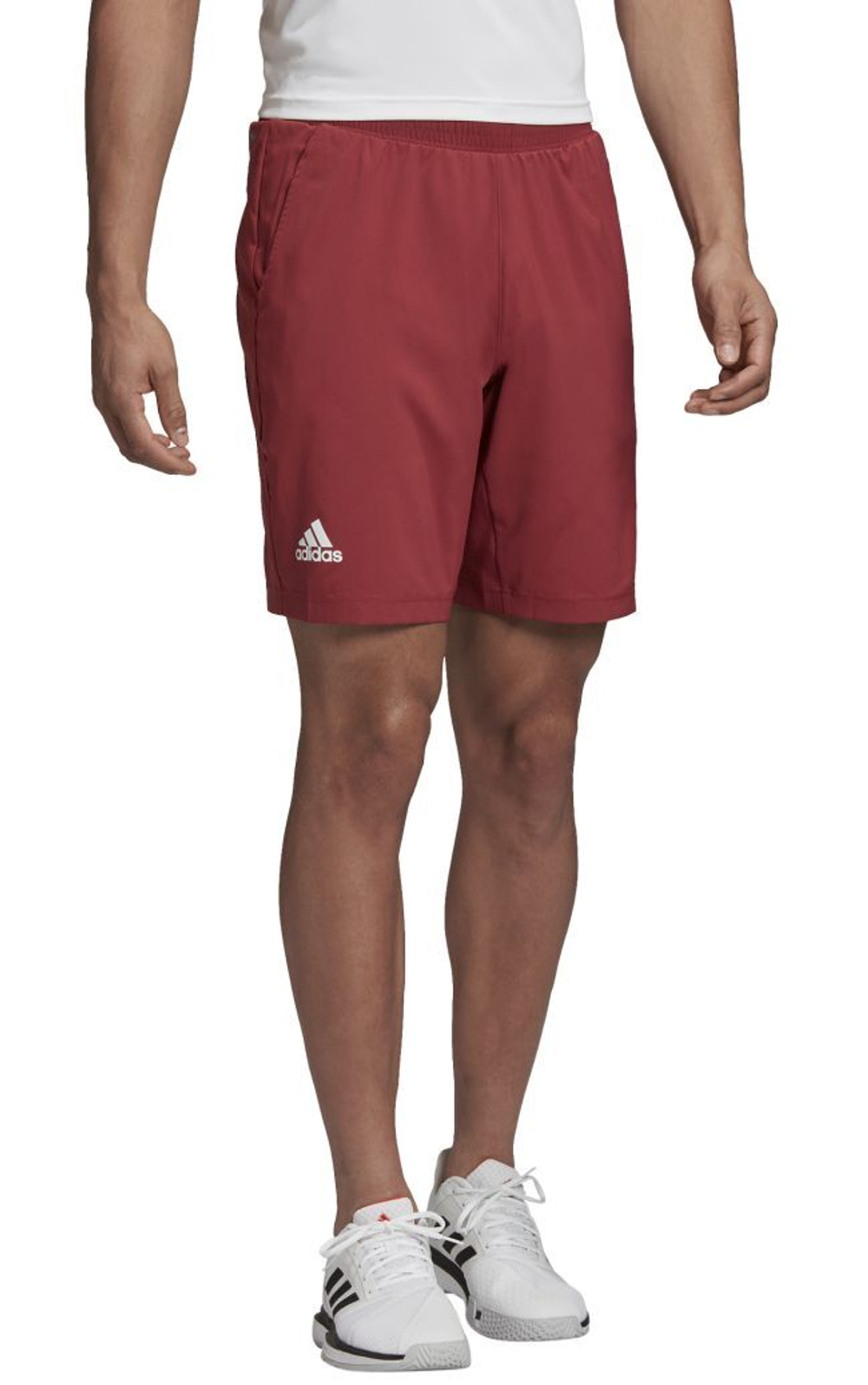 Мужские шорты теннисные Adidas Ergo Short ENG M - legend red/white