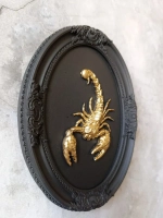 Барельеф на стену из гипса Скорпион