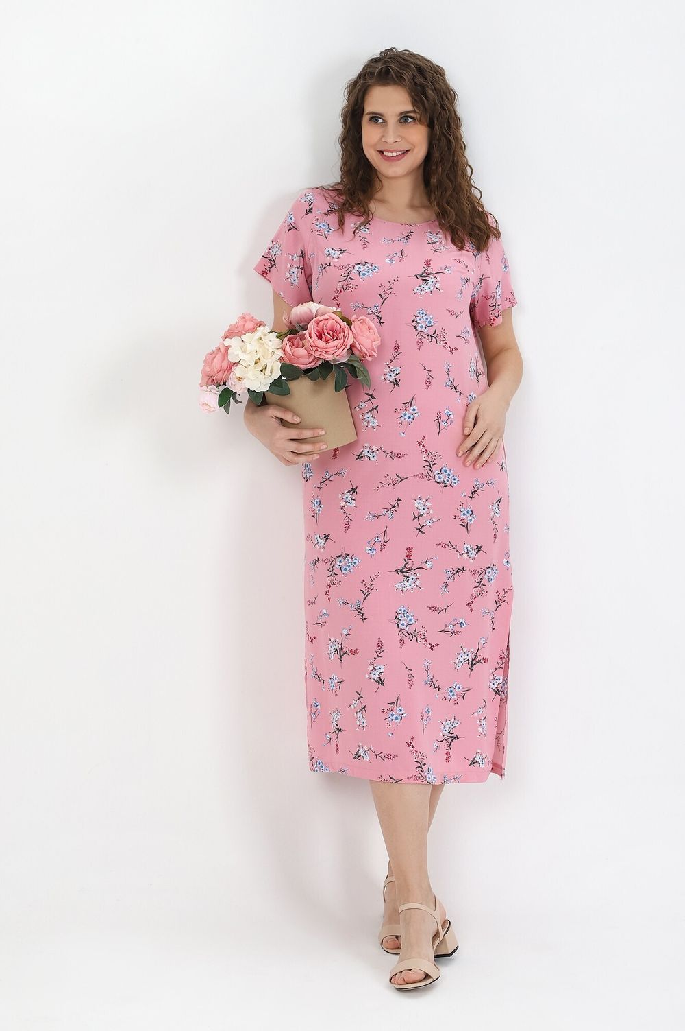 Платье Розмарин-3 Виотекс РОЗОВЫЙ (Акция)