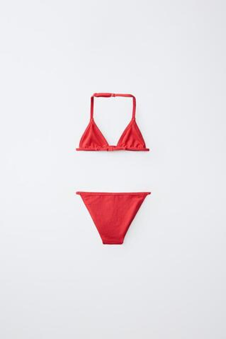 ZARA КУПАЛЬНИК С МОРСКОЙ ЗВЕЗДОЙ, КРАСНЫЙ