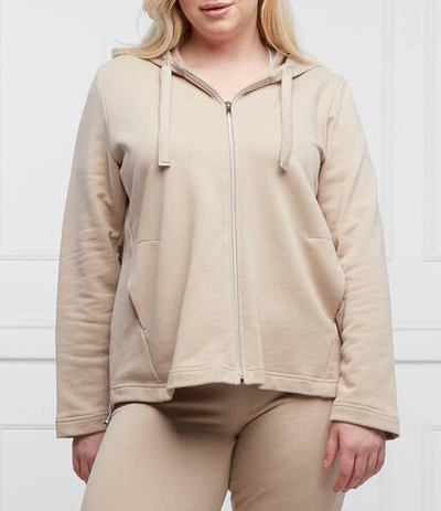 Худи oil plus size Persona by Marina Rinaldi - бежевый(1911042)