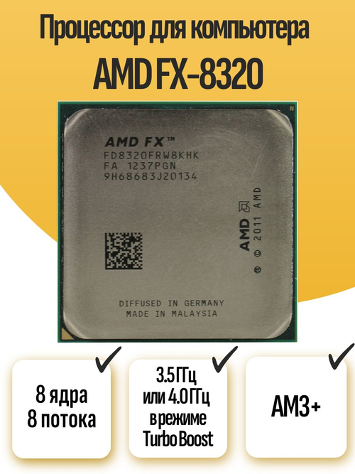 S-AM3+ Процессор AMD FX-8320