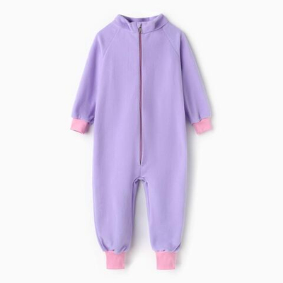 Комбинезон д/девочки флис р.92 сиреневый 9447441 (Семицвет-Тики)