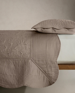 Zara Home покрывало из полиэстера, зелёный