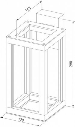 Светильник на штанге Elektrostandard Frame a051856