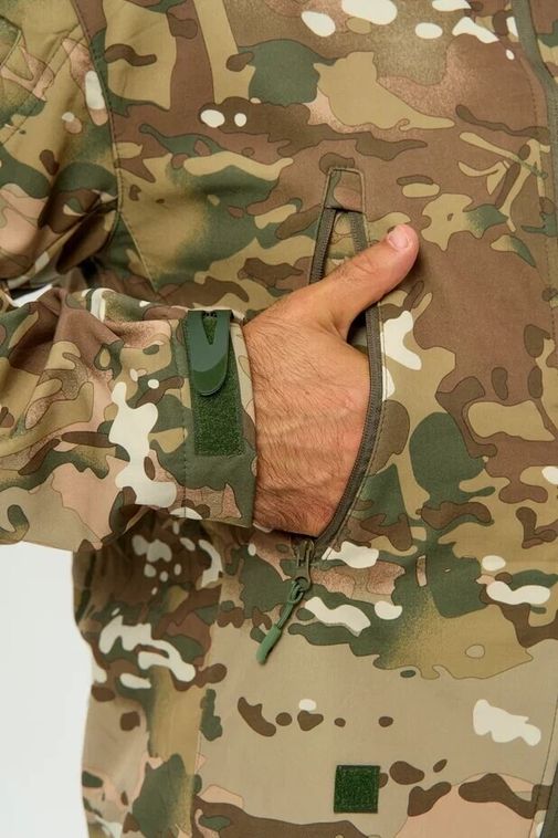 Костюм тактический утепленный Softshell Мультикам -softshell-multikam