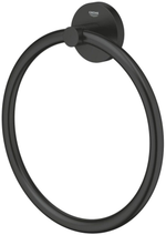Кольцо для полотенца GROHE Essentials, матовый чёрный (1024612430)