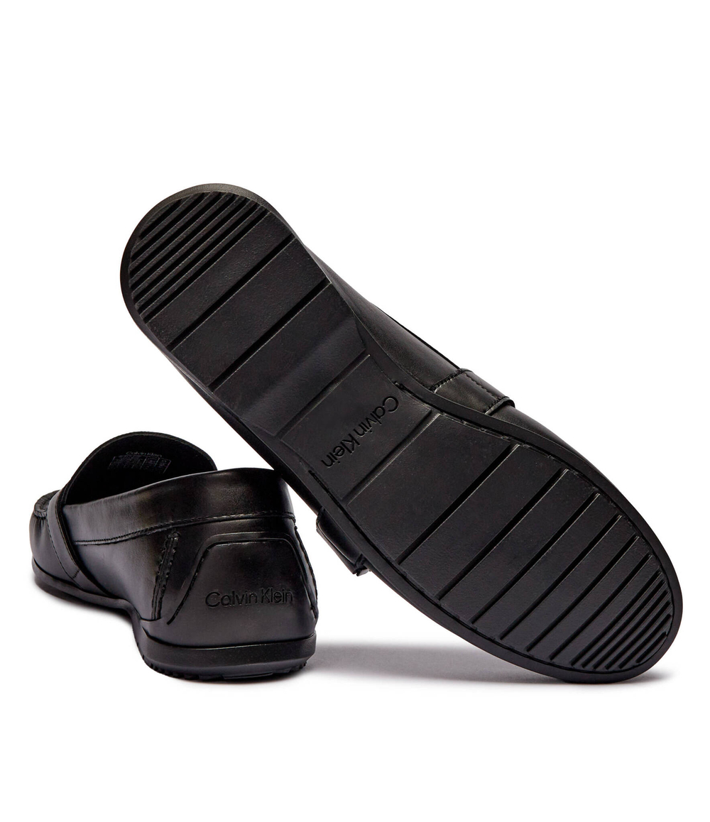 Кожаные мокасины driver w Calvin Klein - черный(HM0HM01628)