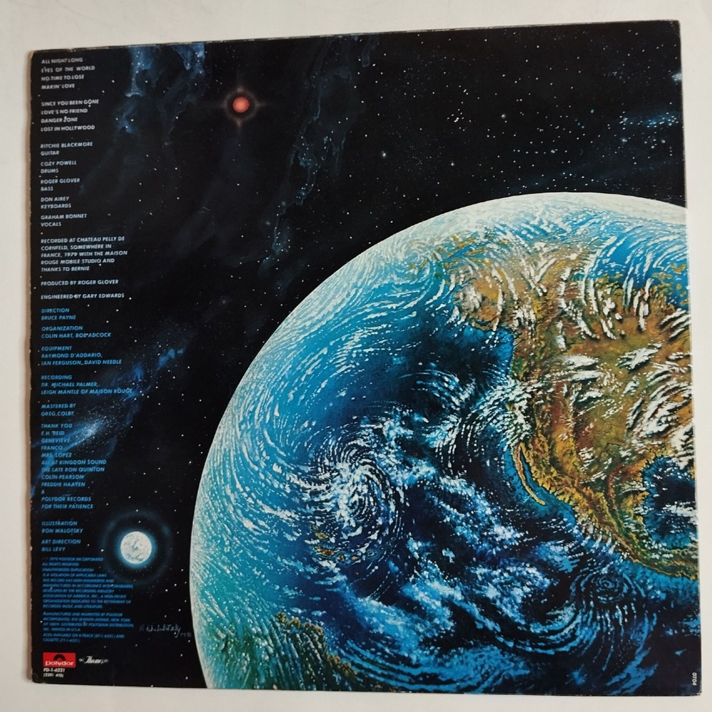 Винтажная виниловая пластинка LP Rainbow Down To Earth (USA 1979) (EX)