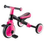 Трёхколёсный велосипед-беговел Globber Learning Trike 2 в 1 Fuchsia