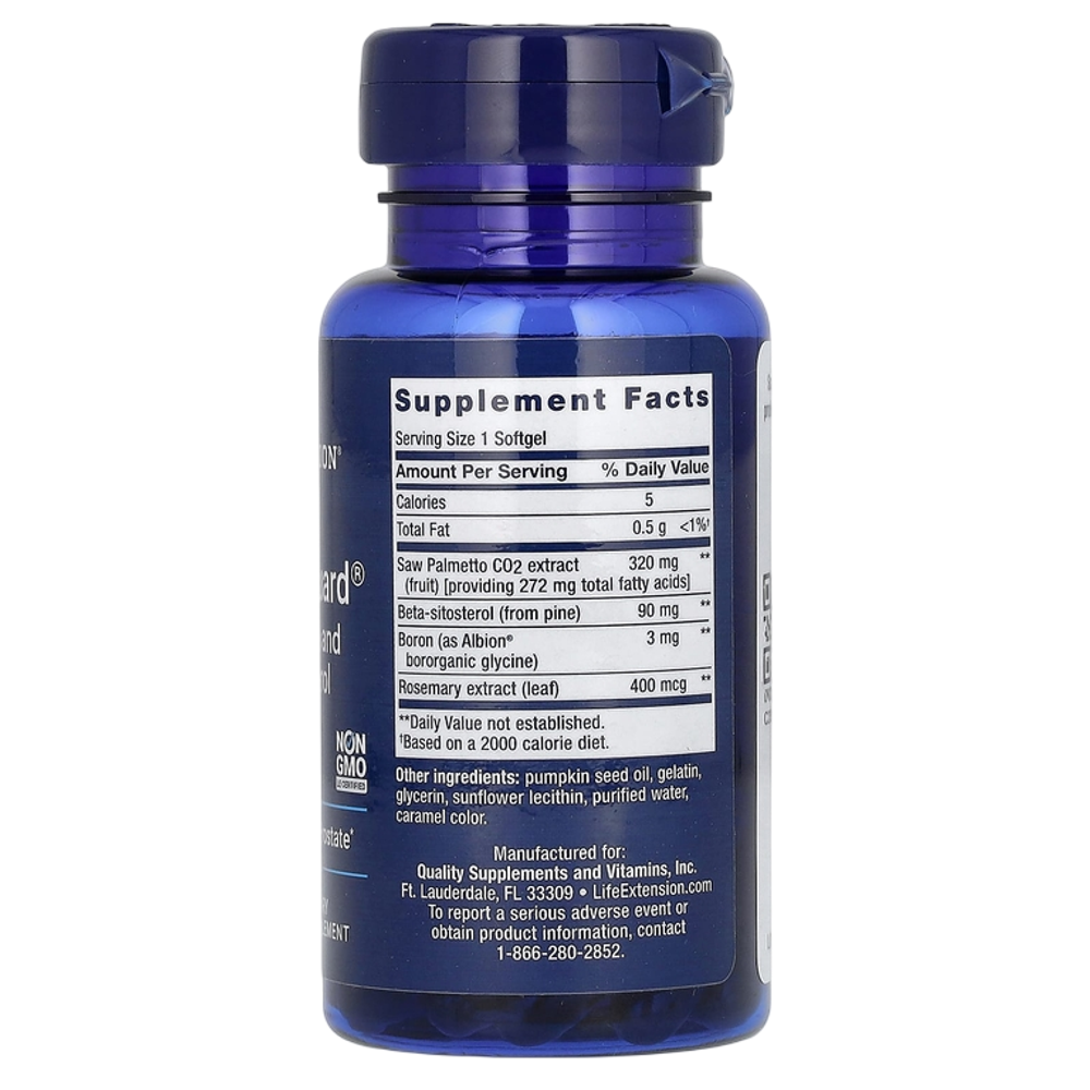 Life Extension PalmettoGuard 60 softgels , Cереноя с Бета-Ситостеролом