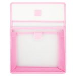 Папка для тетрадей ЮНЛАНДИЯ А5, 2 отделения, пластик, клапан на липучке, "Soft paws", 270139