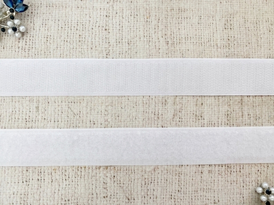 Велкро/липучка комплект на клеевой основе, ш. 2,5 см, пр-во Беларусь