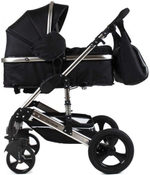 Коляска для новорожденных трансформер, 2в1 Luxmom 555 Серый Лен