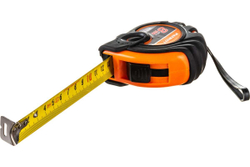 Рулетка, ударопрочный корпус, обрезиненная, 8м PATRIOT MTP-8 350005008