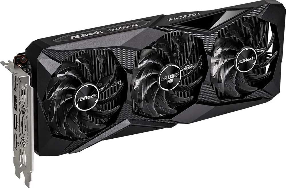 Видеокарта ASRock AMD  Radeon RX 7600 RX7600 CLP 8GO 8ГБ Challenger, GDDR6, OC,  Ret