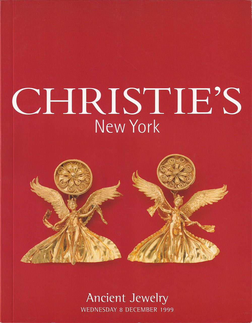 Каталог аукциона Christie's, Нью-Йорк, Античные украшения от 8 декабря 1999 года
