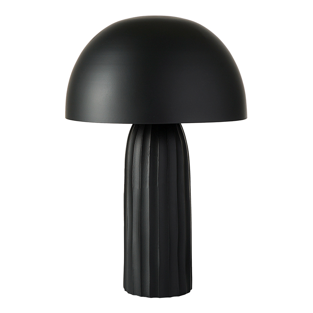 Лампа настольная texture sleek, 24х37 см, черная