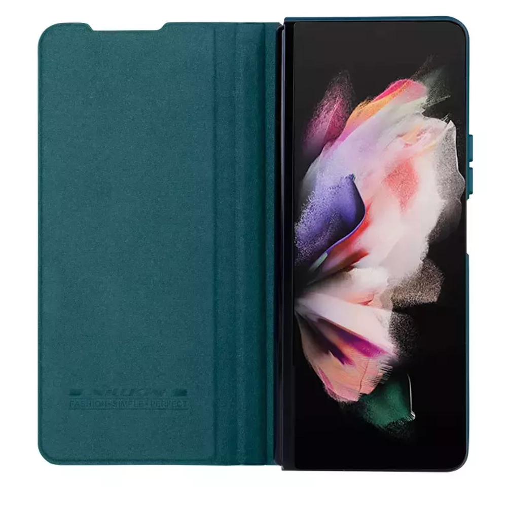 Кожаный чехол-книжка Nillkin Leather Qin Pro для Samsung Galaxy Z Fold 4