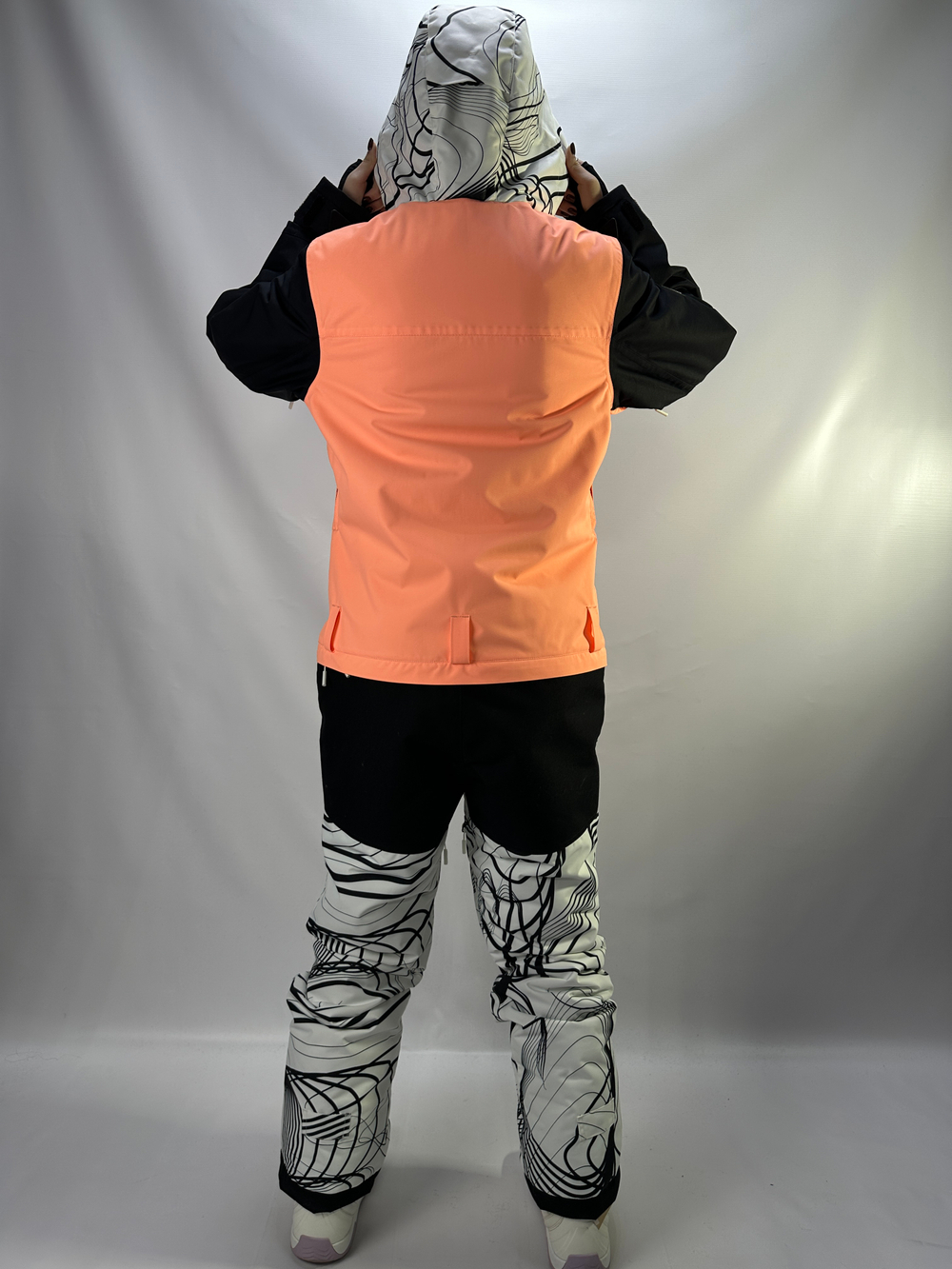 Комбинезон COOLZONE LIMAN линии/неоперсиковый/черный