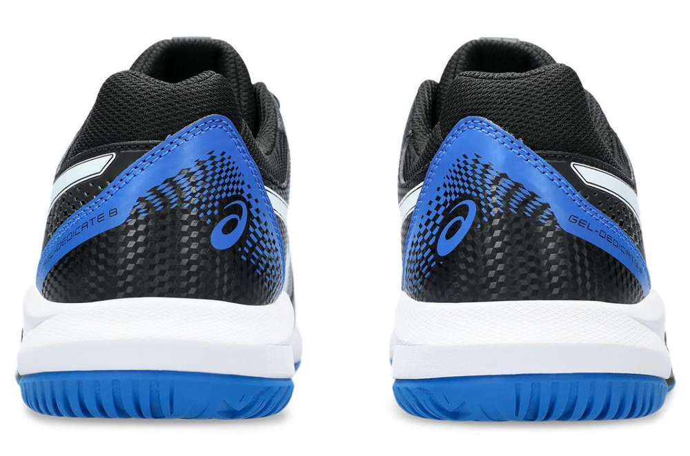 Мужские кроссовки теннисные Asics Gel-Dedicate 8 - black/tuna blue