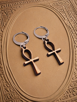 Серьги Анкх