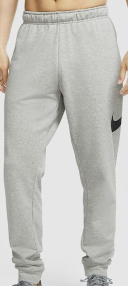 Мужские теннисные штаны Nike Dry Pant Taper FA Swoosh - серый