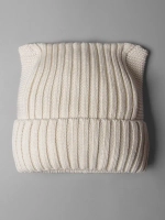 Шапка вязаная с ушками женская на осень