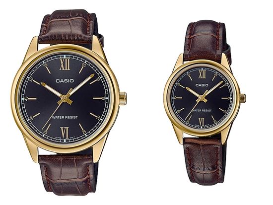 Парные часы Casio Standard: MTP-V005GL-1B2 и LTP-V005GL-1B2