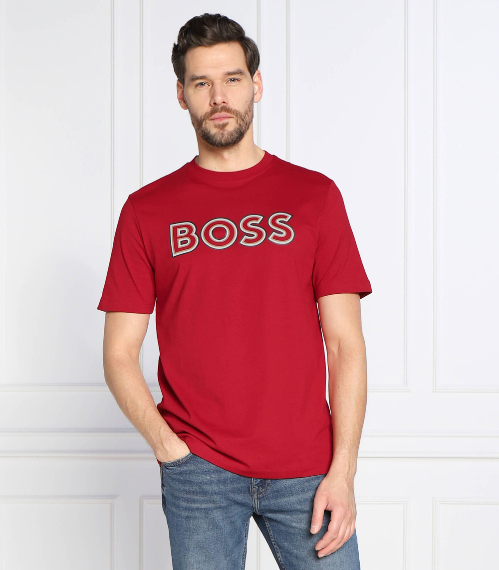 футболка tiburt 308 BOSS BLACK - красный(50476801)