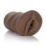 Тёмный мастурбатор-вагина Vivid Raw Pound It Black (Цвет: коричневый)