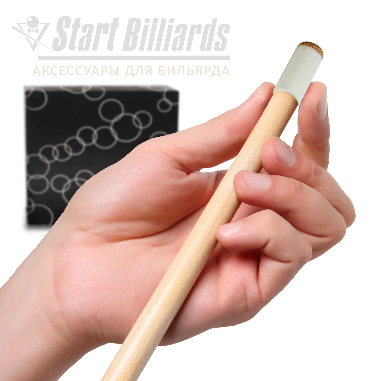 Колпачок для кия Push-On-Tips 12мм Startbilliards SB062 (100 шт) фото №5